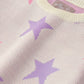 Girls Cream Starry Delight Sweater