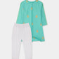 Mint Elegance Embroidered Kurta Set