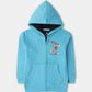 Boys Playful Bunny Zip-Up Hoodie
