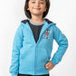 Boys Playful Bunny Zip-Up Hoodie