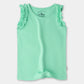 Playful Mint Ruffle T-shirt