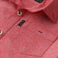 Boys Maroon Chambray Casual Shirt