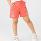 Coral Emboidered Twill Shorts