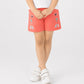 Coral Emboidered Twill Shorts