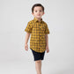 Boys Classic Mustard Check Shirt