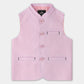Boys' Pink Cotton Waistcoat