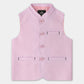 Boys' Pink Cotton Waistcoat