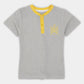 Sporty Grey Boys' Henley T-Shirt