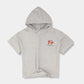 Boys Grey Relaxed Hooded T-shirt