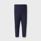 Girls' Navy Blue Plain Leggings