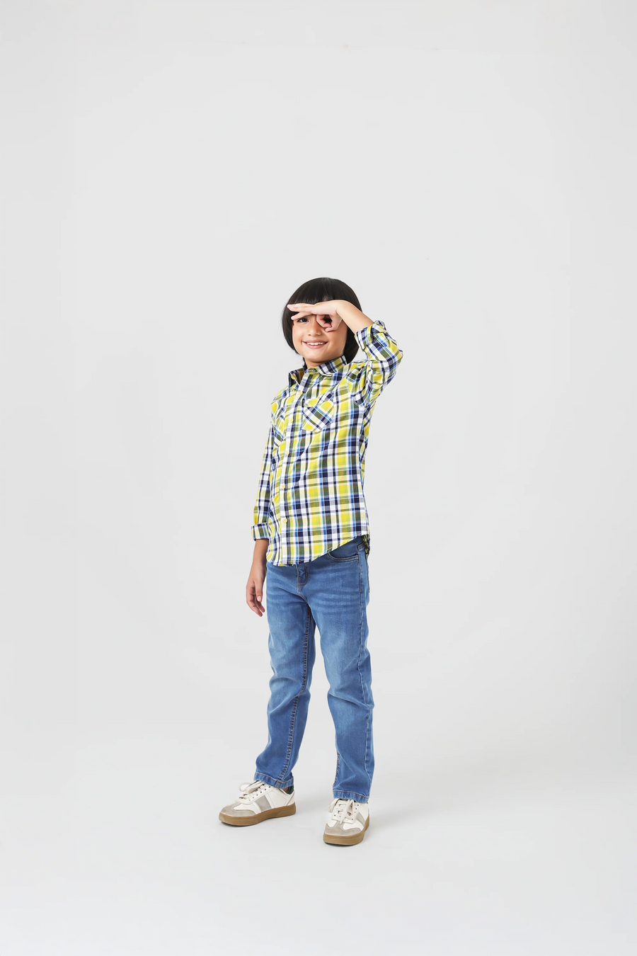 Sunny Plaid Cotton Shirt