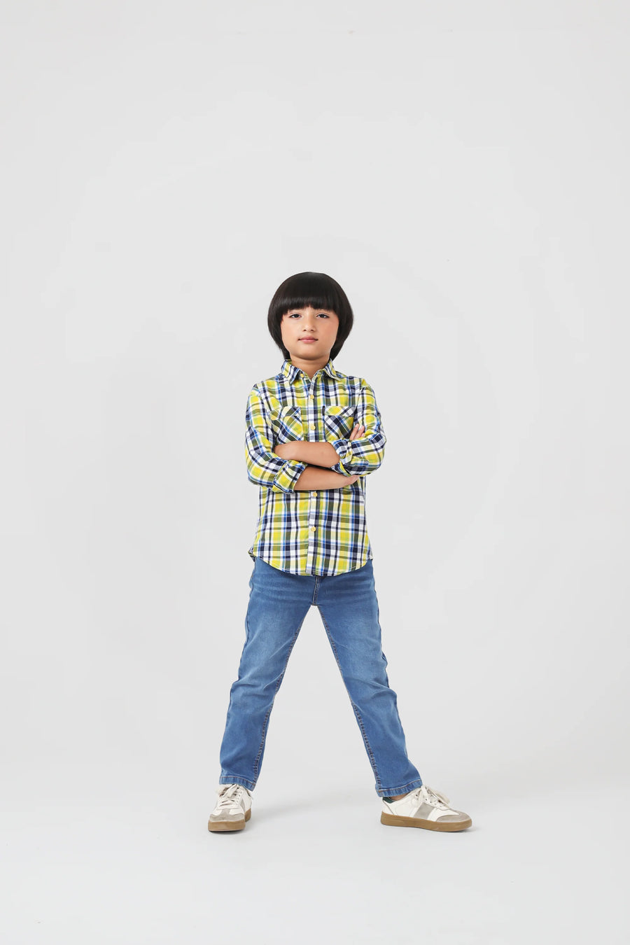 Sunny Plaid Cotton Shirt