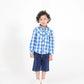 Boys Royal Grid Classic Shirt