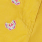 Yellow Butterfly Emboidered Shorts