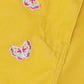 Yellow Butterfly Emboidered Shorts