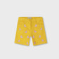 Yellow Butterfly Emboidered Shorts