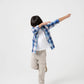 Boys Color Trail Check Shirt