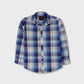 Boys Color Trail Check Shirt