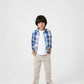 Boys Color Trail Check Shirt