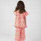 Red Daisy Cotton Co-ord Set