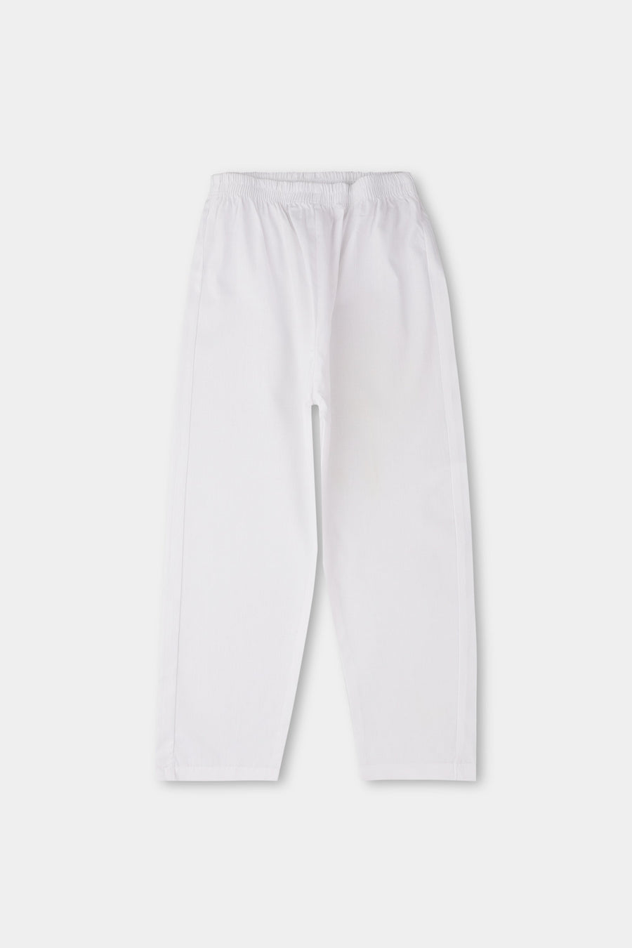 White Everyday Cotton Trousers
