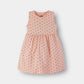 Peach Polka Dot Jersey Frock