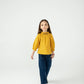 Daisy Yellow Flannel Raglan Top