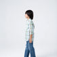 Grid Parade White Shirt