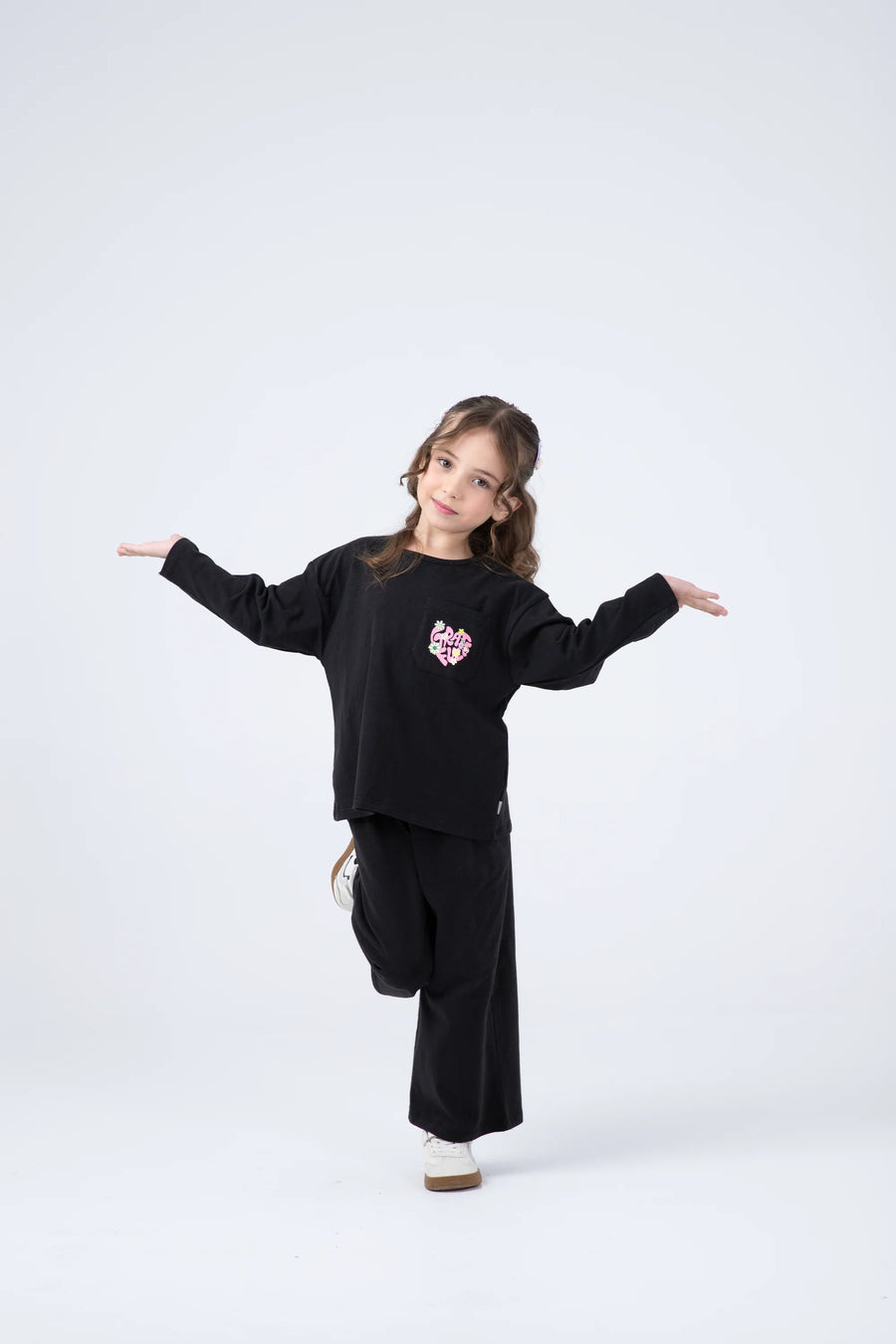 Floral Heart Jersey Co-ord Set