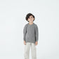 Boys Grey Grid Sweater