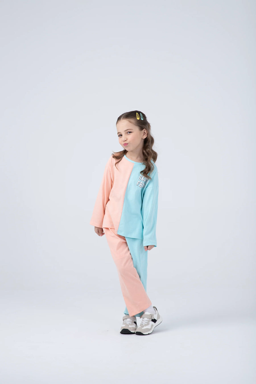 Half N Half Jersey Co-ord Set
