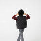 Black Sleeveless Puffer Jacket
