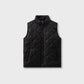 Black Sleeveless Puffer Jacket