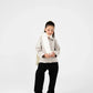 Girls Beige Tone Twill Jacket