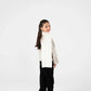Girls Beige Tone Twill Jacket