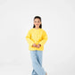 Girls Yellow Quilted Jacket