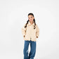Girls Beige Puffer Jacket