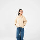 Girls Beige Puffer Jacket