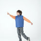 Boys Royal Sleeveless Puffer Jacket