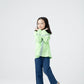 Green Embroidered Gathered Top