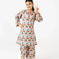 Multicolor Floral Printed Cotton Kurta Set