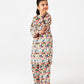 Multicolor Floral Printed Cotton Kurta Set