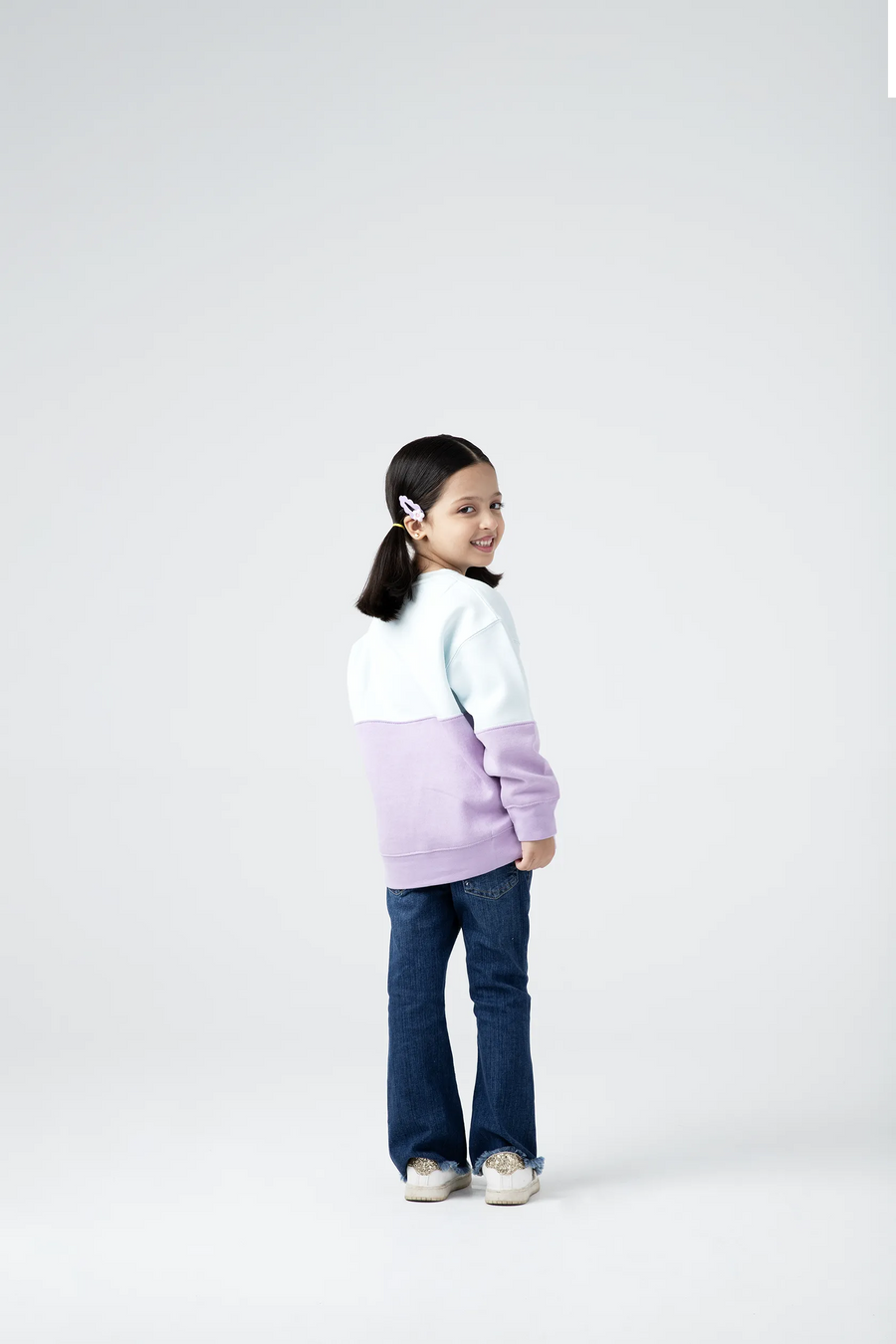 Girls Pastel Duo Fleece Sweatshirt