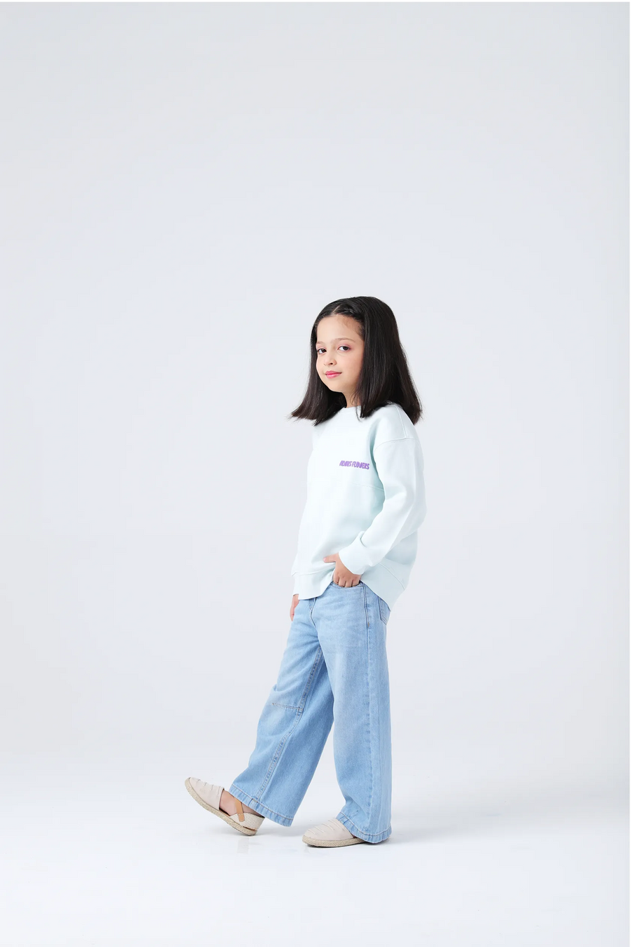 Girls Frosty Sky Fleece Sweatshirt