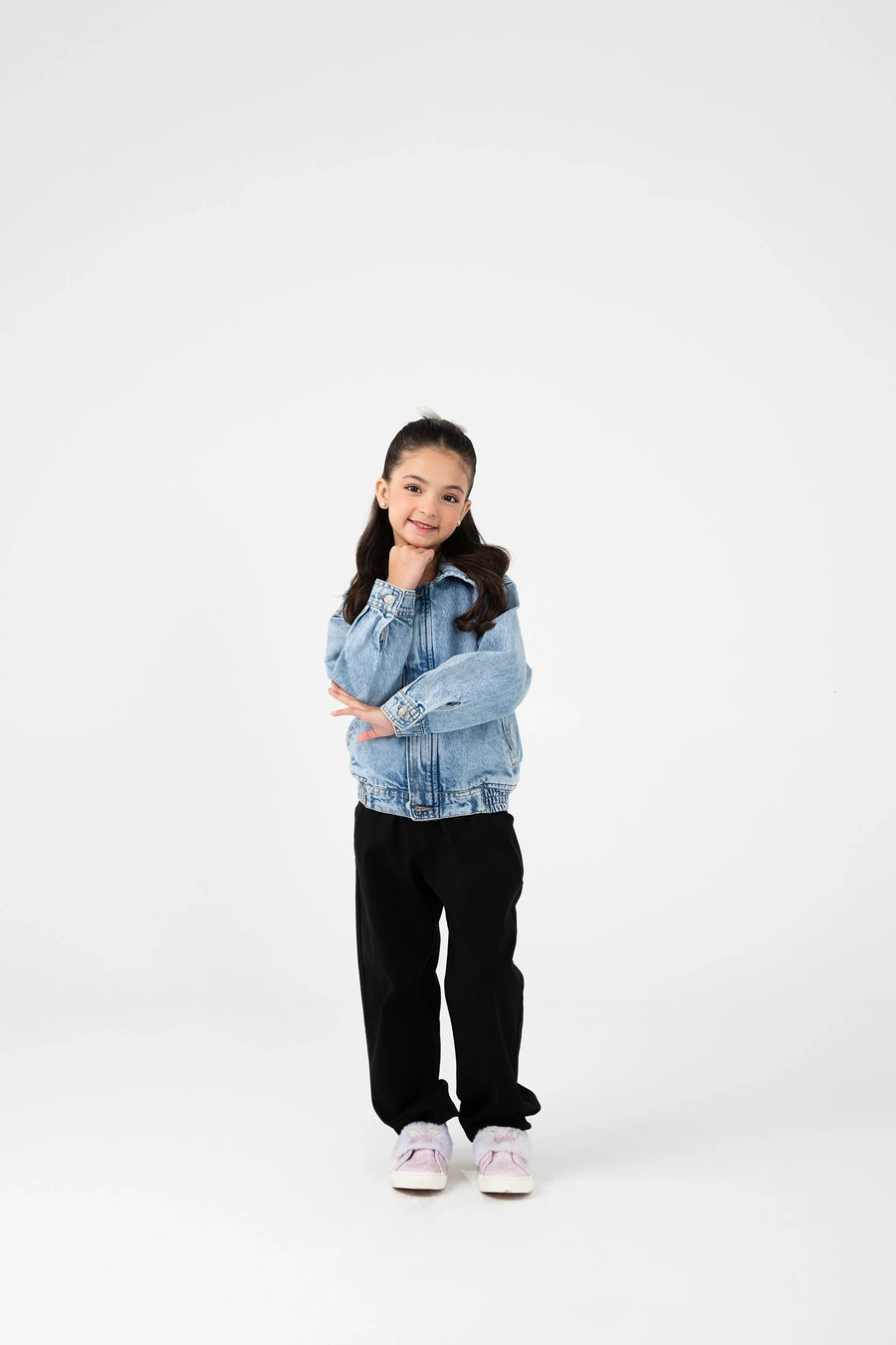 Girls Blue Breezy Denim Jacket