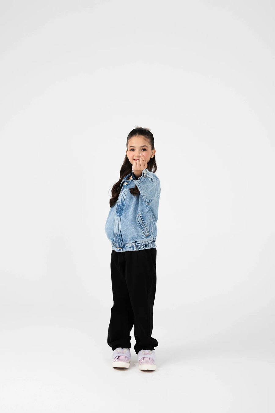 Girls Blue Breezy Denim Jacket