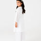 Girls Timeless White Chikankari Kurta Set