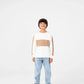 Boys Off-white Fleece Sweatshirt