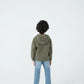 Boys Olive Skater Vibe Fleece Hoodie