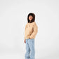 Boys Beige & Brown Fleece Hoodie